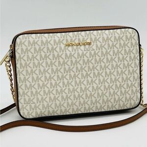 Michael Kors Large EW Crossbody Bag Vanilla